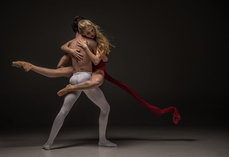 Dancer practicing mindfulness through physical activity